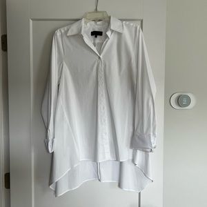 Long white button down - nwt
